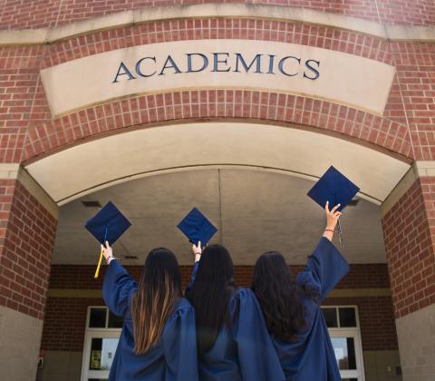 girls graduated from their univercity